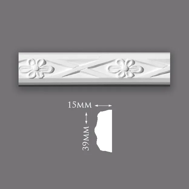 Sample - Crossed Ribbon & Flower Panel