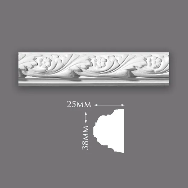Sample - Acanthus Leaf & Flower Panel