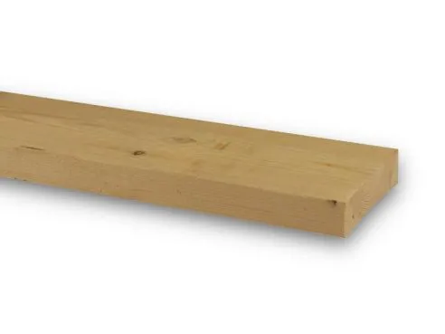 38 x 175 mm 7x1 1/2" Sawn Redwood Timber