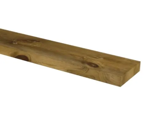 47 x 175 mm (7x2') (45x170 finish) C24 Kiln Dried Regularised Carcassing Timber Green Treated