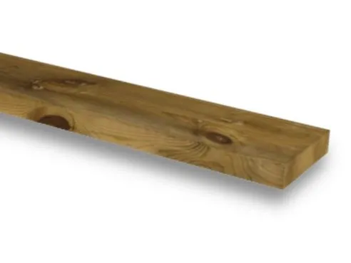 47 x 200 mm 8x2" C24 Kiln Dried Regularised Carcassing Timber Green Treated