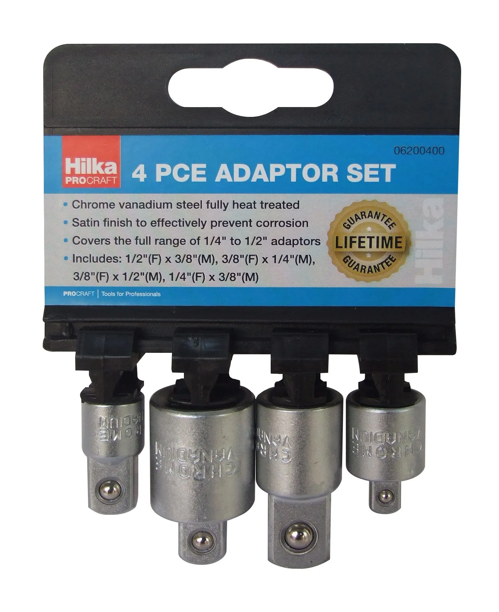 HILKA 4 pce Adaptor Set