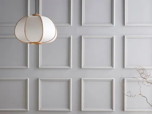 Wall Panel Kit White Primed & Pre Cut / Mitred Mouldings 420 x 420 mm x 3 Sqaures By Richard Burbidge MKIT420/3PKR