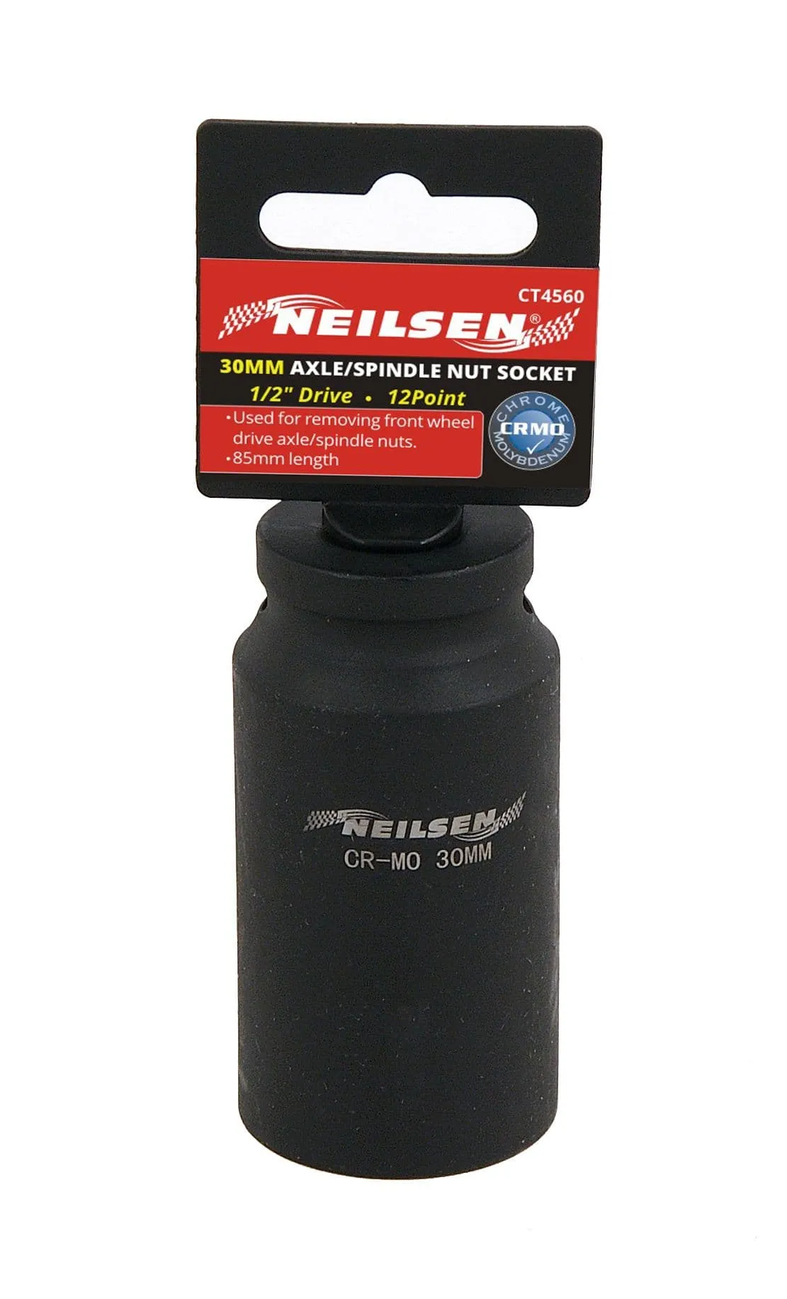 1/2" Drive 30mm Deep Impact Socket 12 Point Bi Hex Design