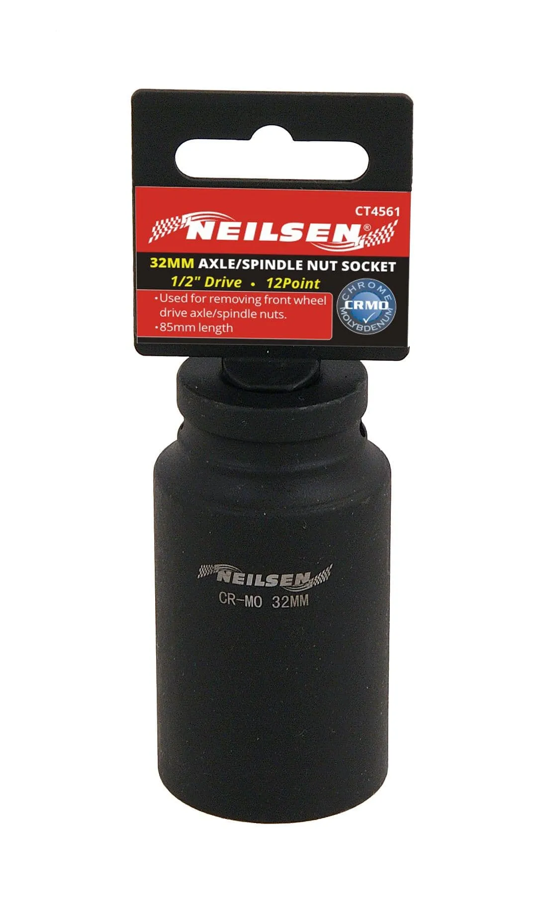 1/2" Drive 32mm Deep Impact Socket 12 Point Bi Hex Design