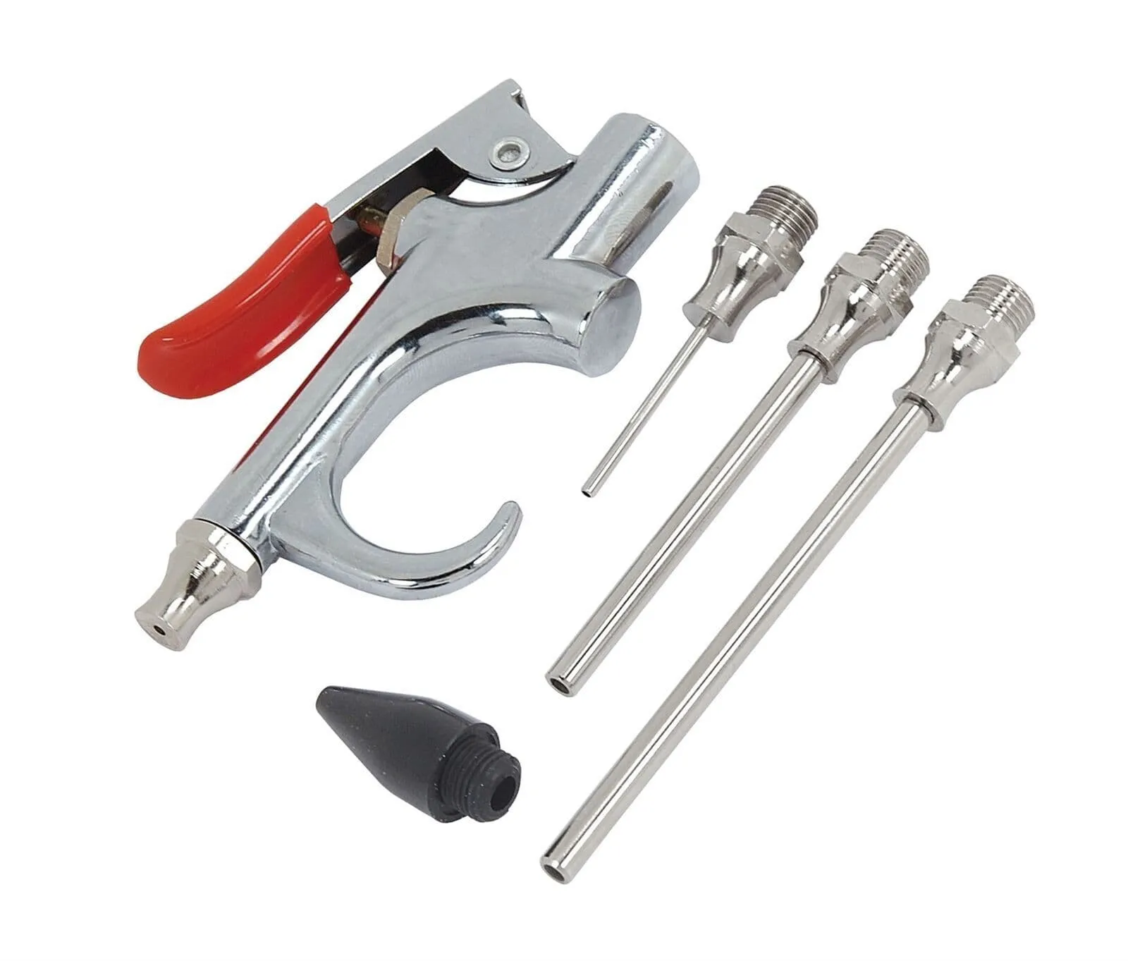 1/4 6Pcs Air Compressor Duster Gun Compressed Blow Guns Nozzle Blower Kit