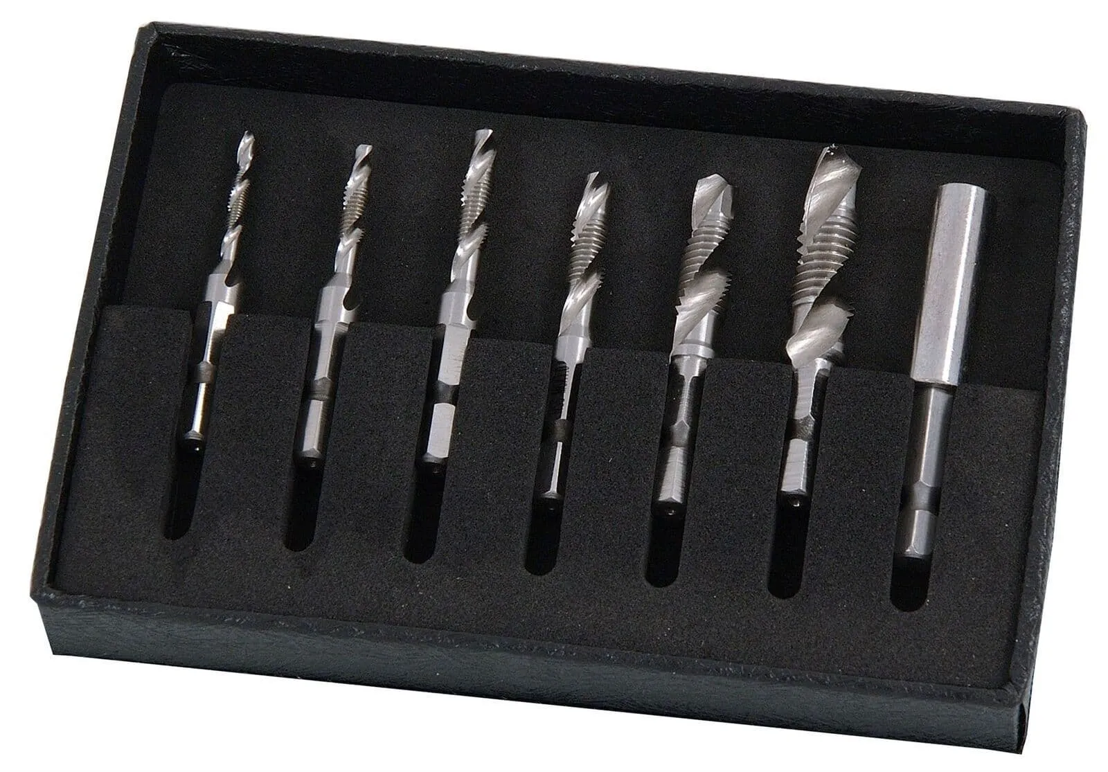 1/4" Hex Shank Combined Hss-G Drill & Tap Thread Cutting 7Pc M3 - M10