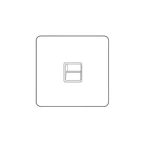 Elite Floor Socket -Satin Chrome-1 Gang Master Line