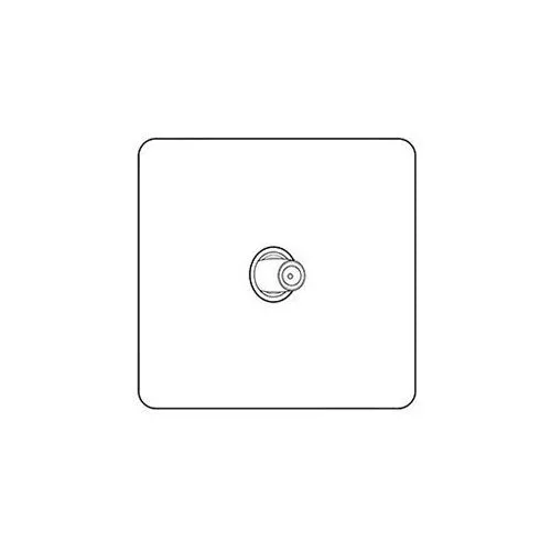 Elite Floor Socket -Satin Nickel -1 Gang Secondary Line