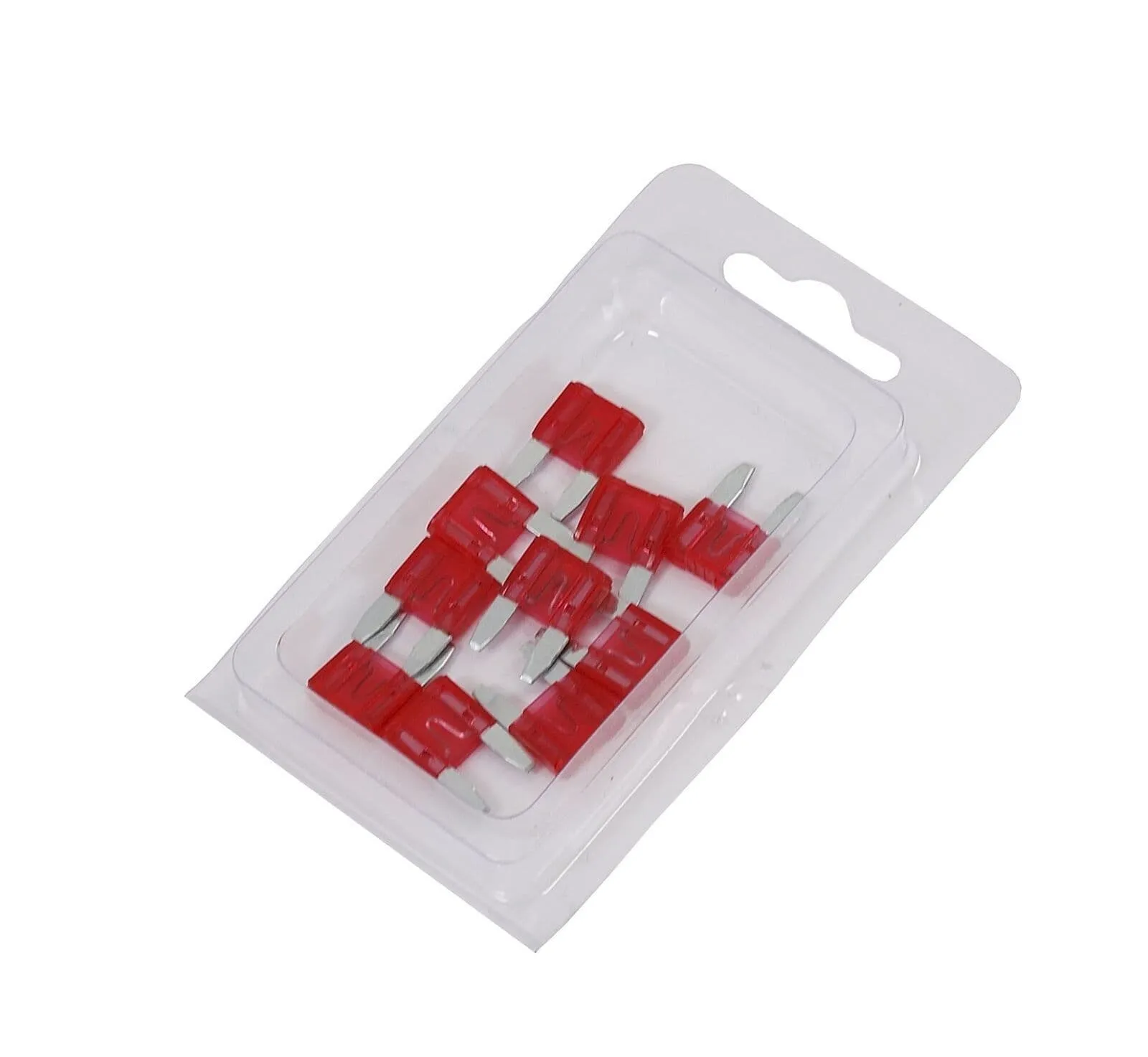 10 Amp Mini Blade Fuse For Car, Bike, Quad- 10 Pieces