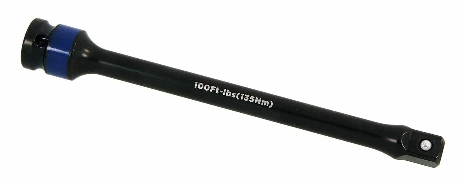 100 Ft/Lb 135 Nm 1/2" Chrome-Molly 8" Extension Bar Torque Limiting Stick-Black