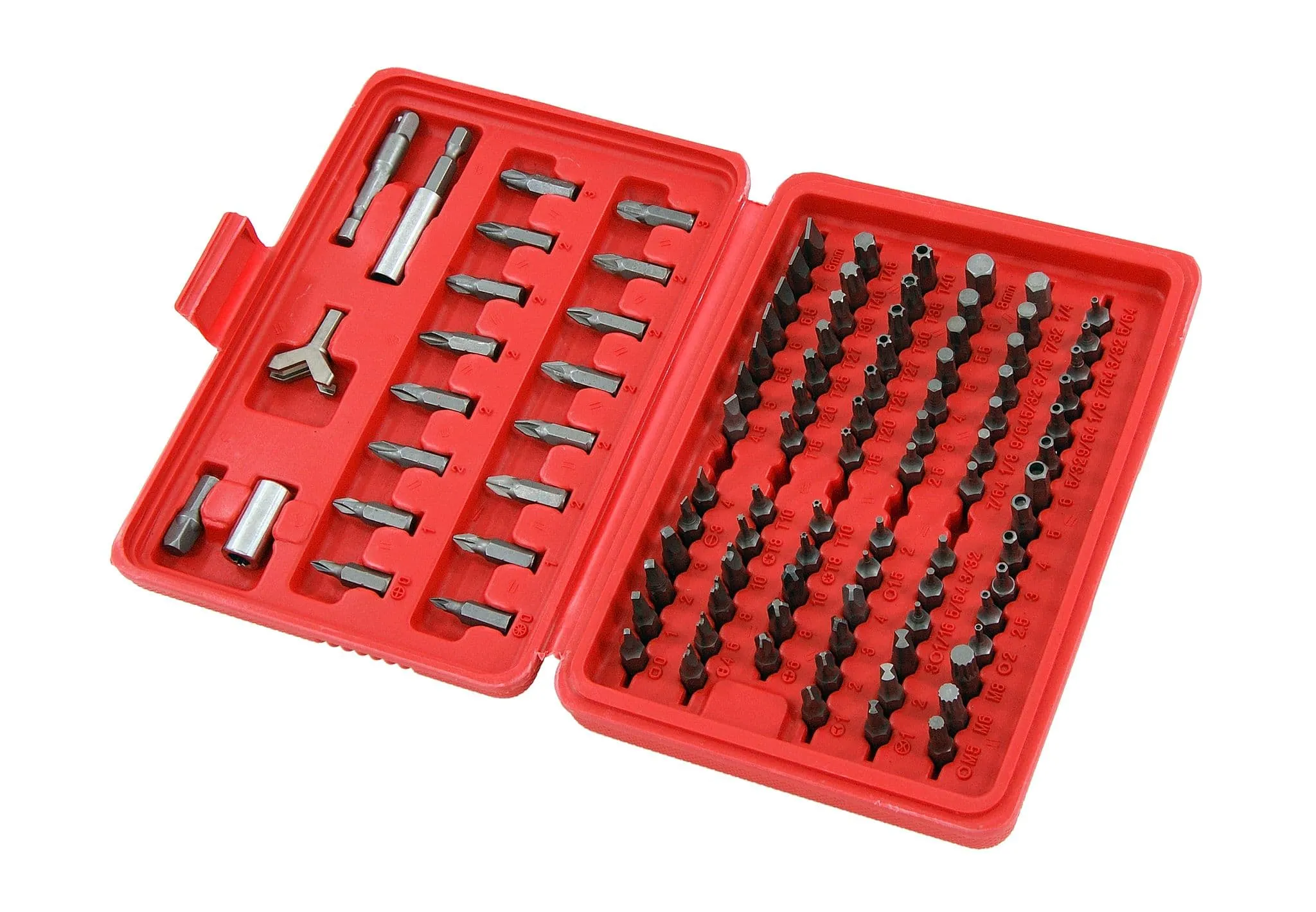 100 Piece Security Screwdriver Bit Set Tamper Proof Torx Tamper Hex