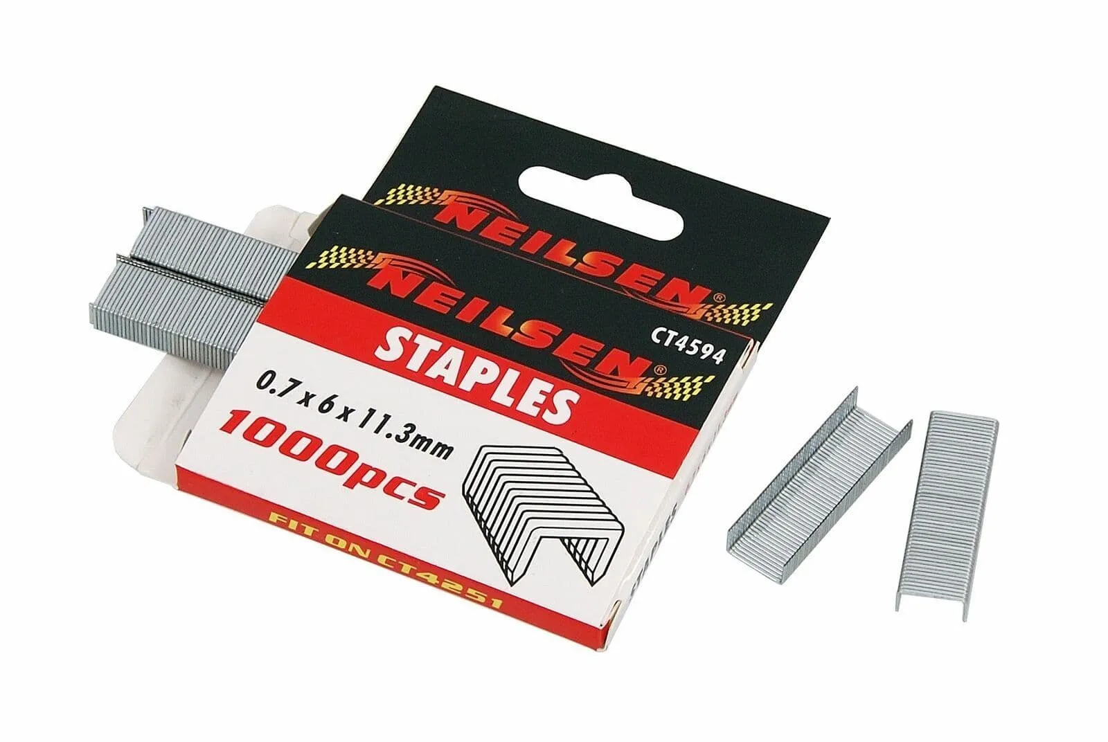 1000Pcs Staples - 0.7 X 6 X 11.3mm To Fit Ct4251 Staple Gun