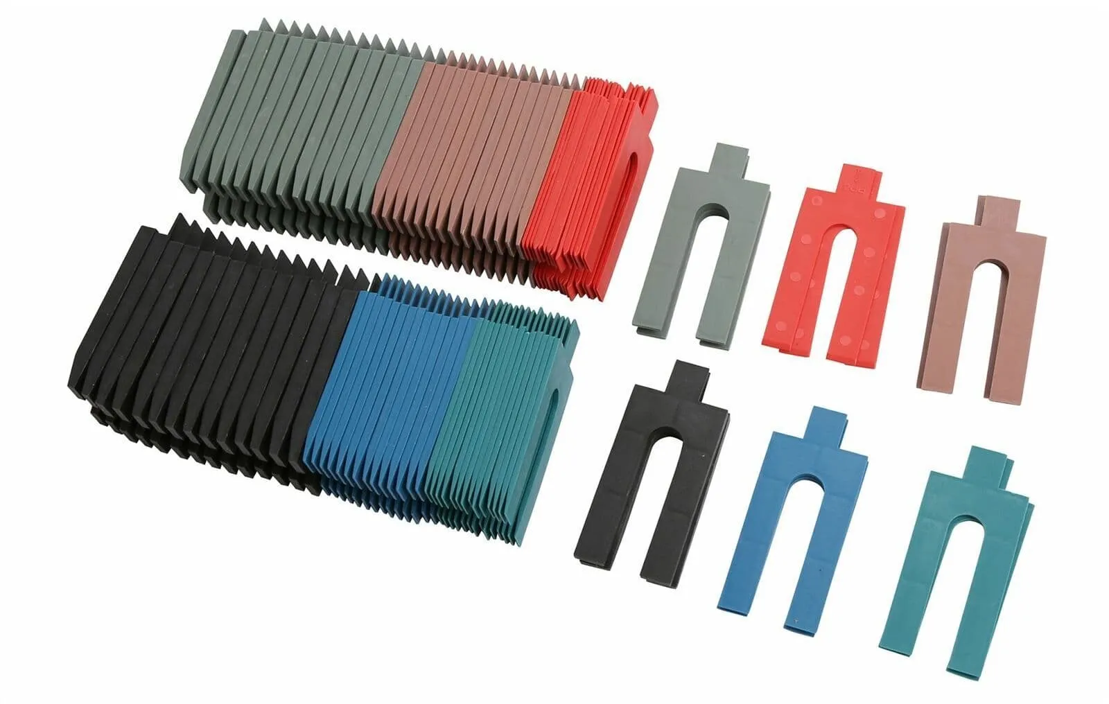 100Pc Plastic Window Glass & Glazing Flooring Packers Spacers 1mm - 6mm