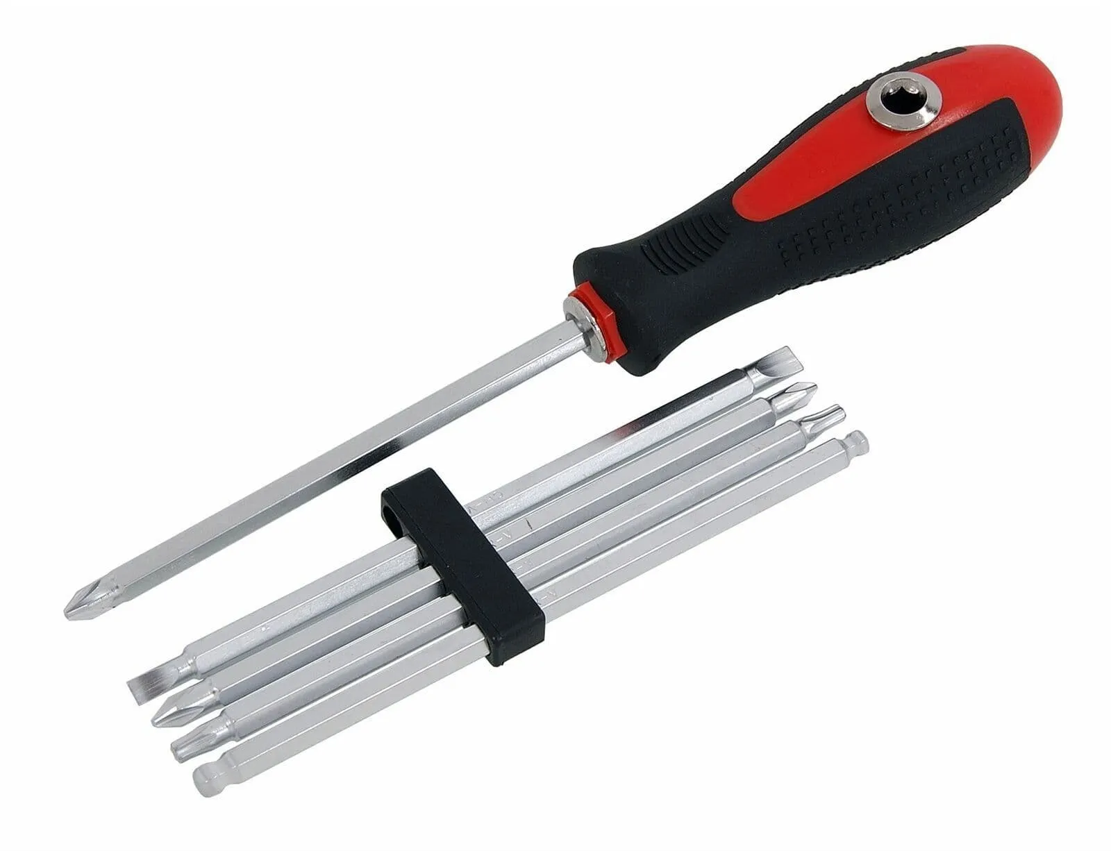 10In1 Screwdriver Set Two Way Handle T-Bar Screw 150mm Long Bits Double Ended