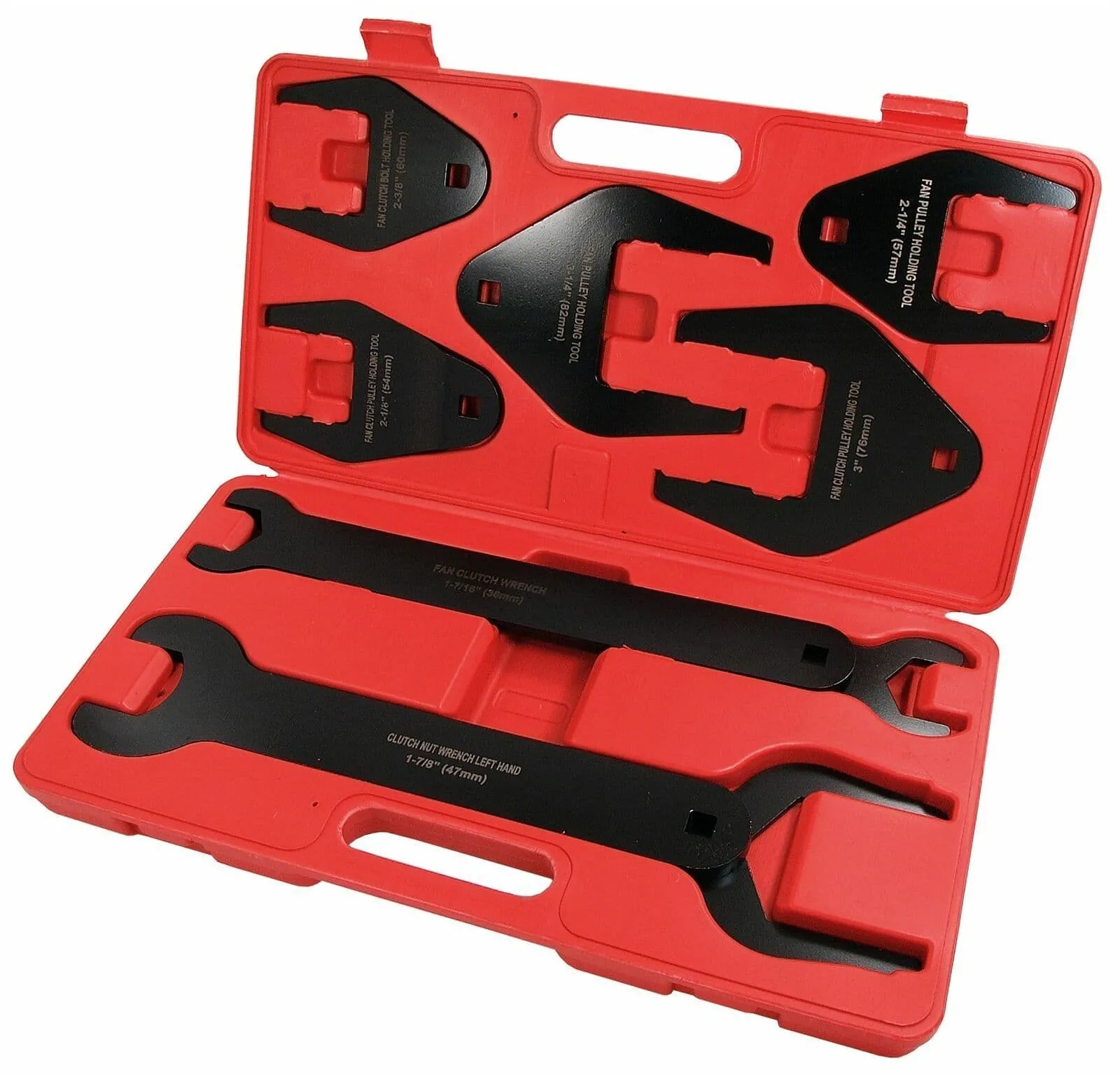 10Pc Fan Clutch Wrench Set Water Pump Tool Fan Nut Pulley Spanner Timing Tool