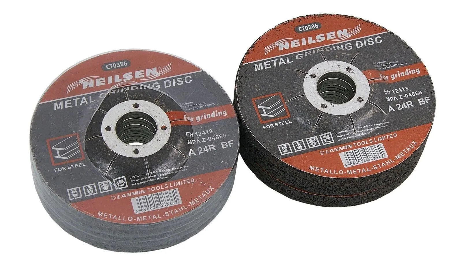 10X 4.5" 115mm Angle Grinder Disc Cutter Steel Metal Grinding Blade Disk
