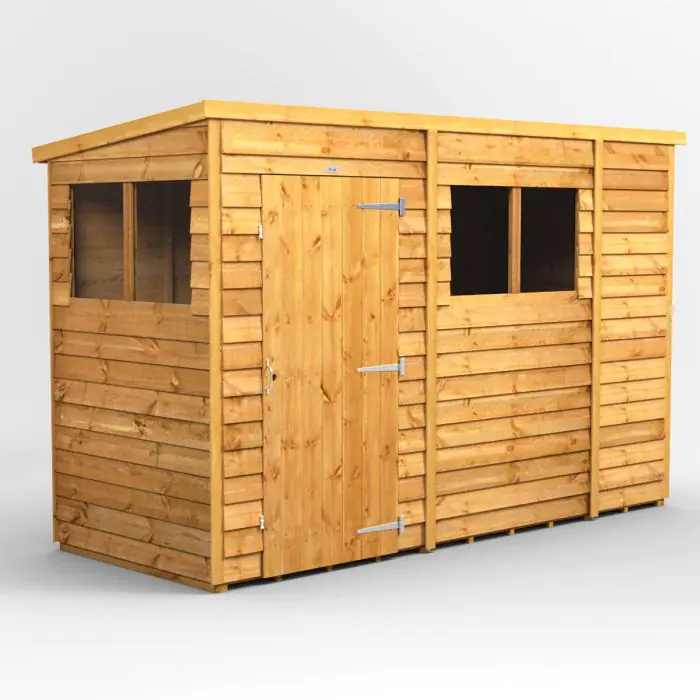 10x4 Power Overlap Pent Shed 104POP
