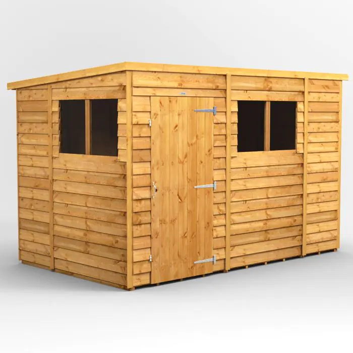 10x6 Power Overlap Pent Shed 106POP