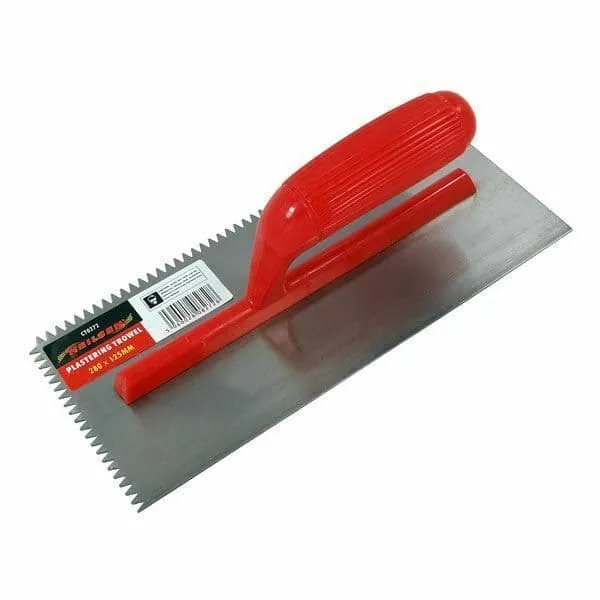 11 Inch Plastering Trowel Serrated & Smooth 125 X 280mm