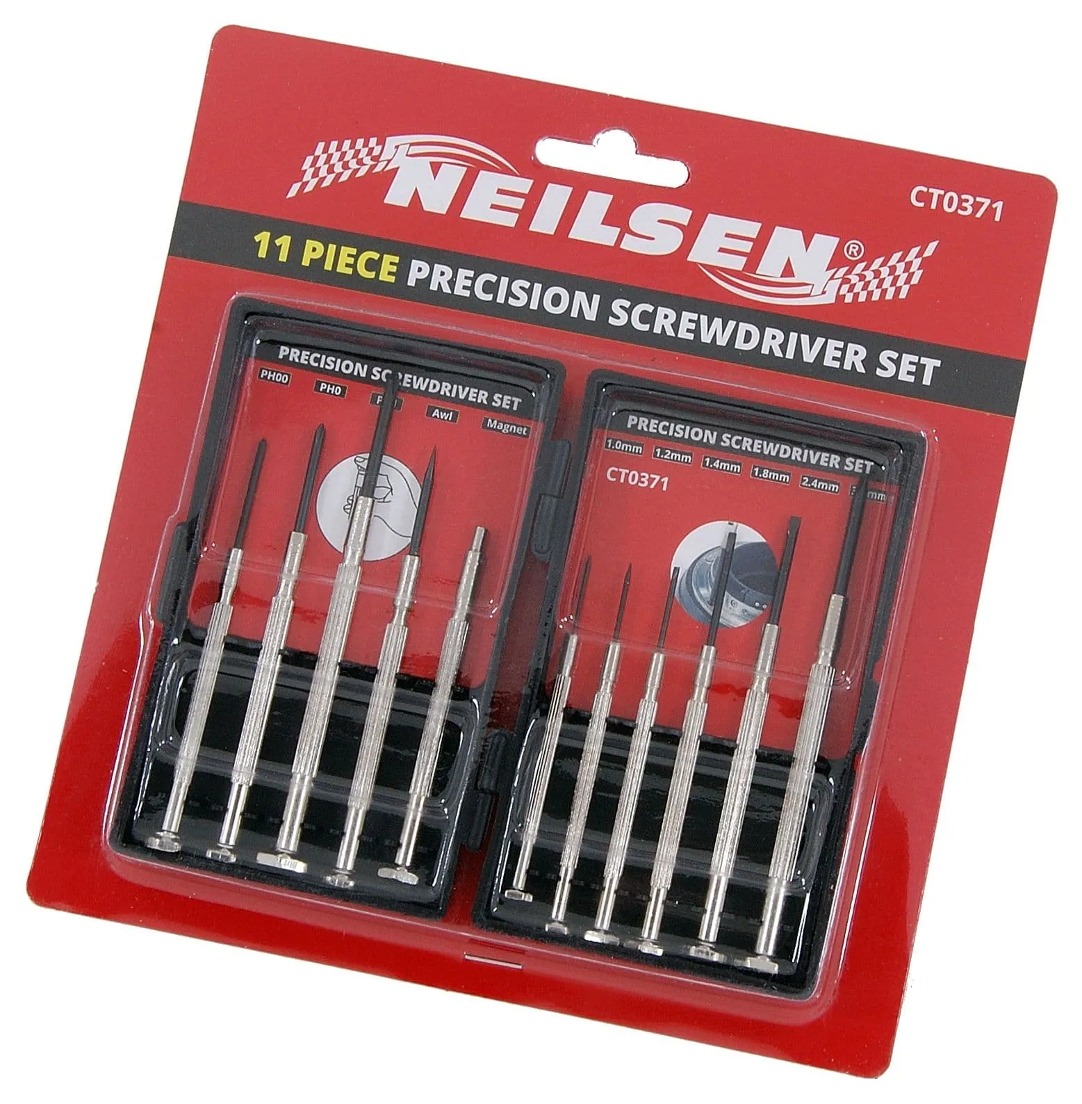 11 Piece Micro Precision Jewellers Screwdriver Socket Set + Storage Case