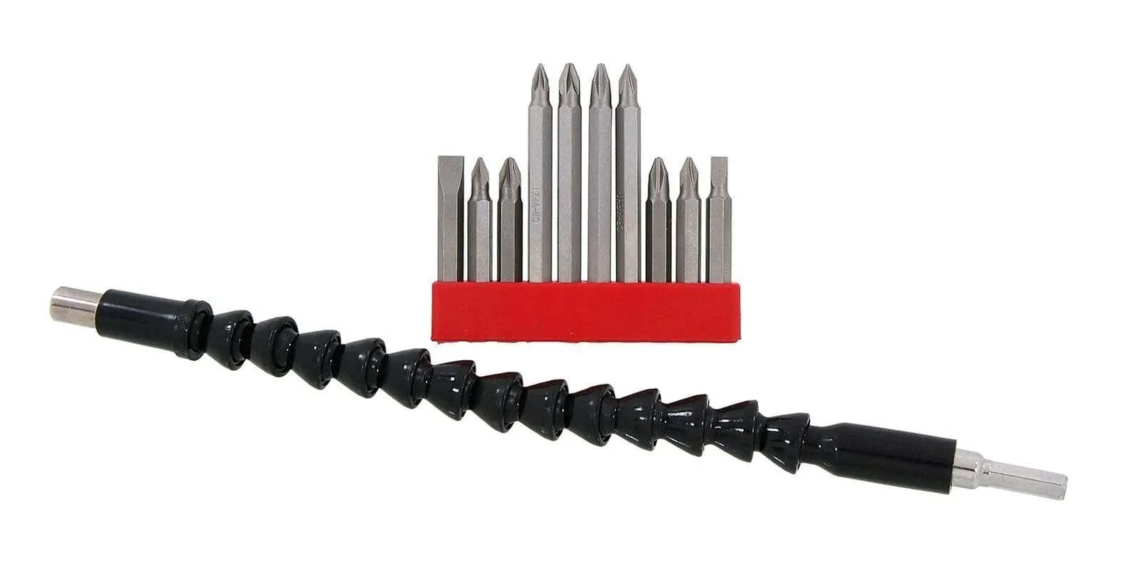 11 Piece Power Bit Set Flexible Screwdriver Extension Bar Drill Bits Set