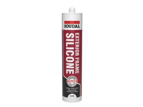 Soudal General Purpose Silicone Black 270 ml 116824