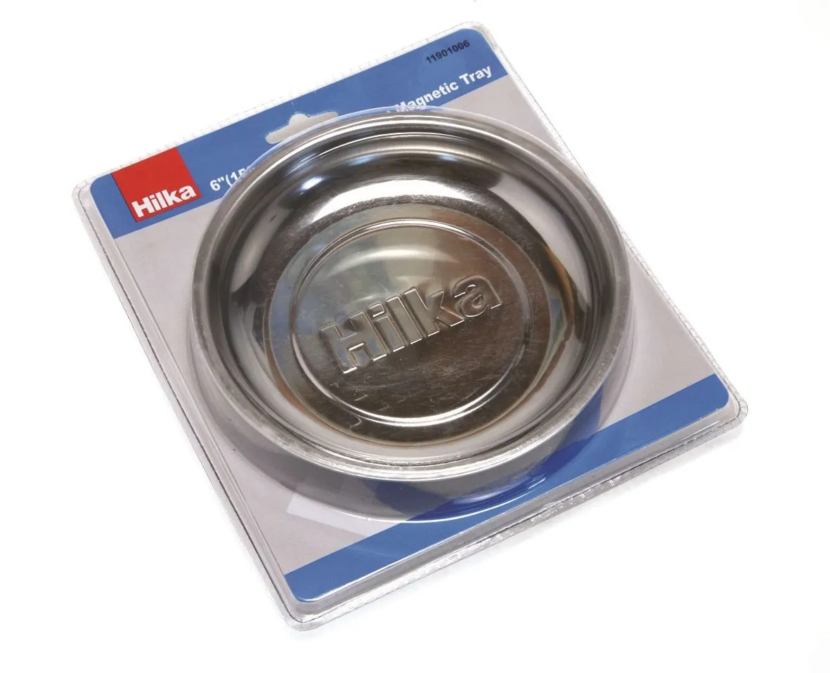 HILKA 6" Stainless Steel Magnetic Tray