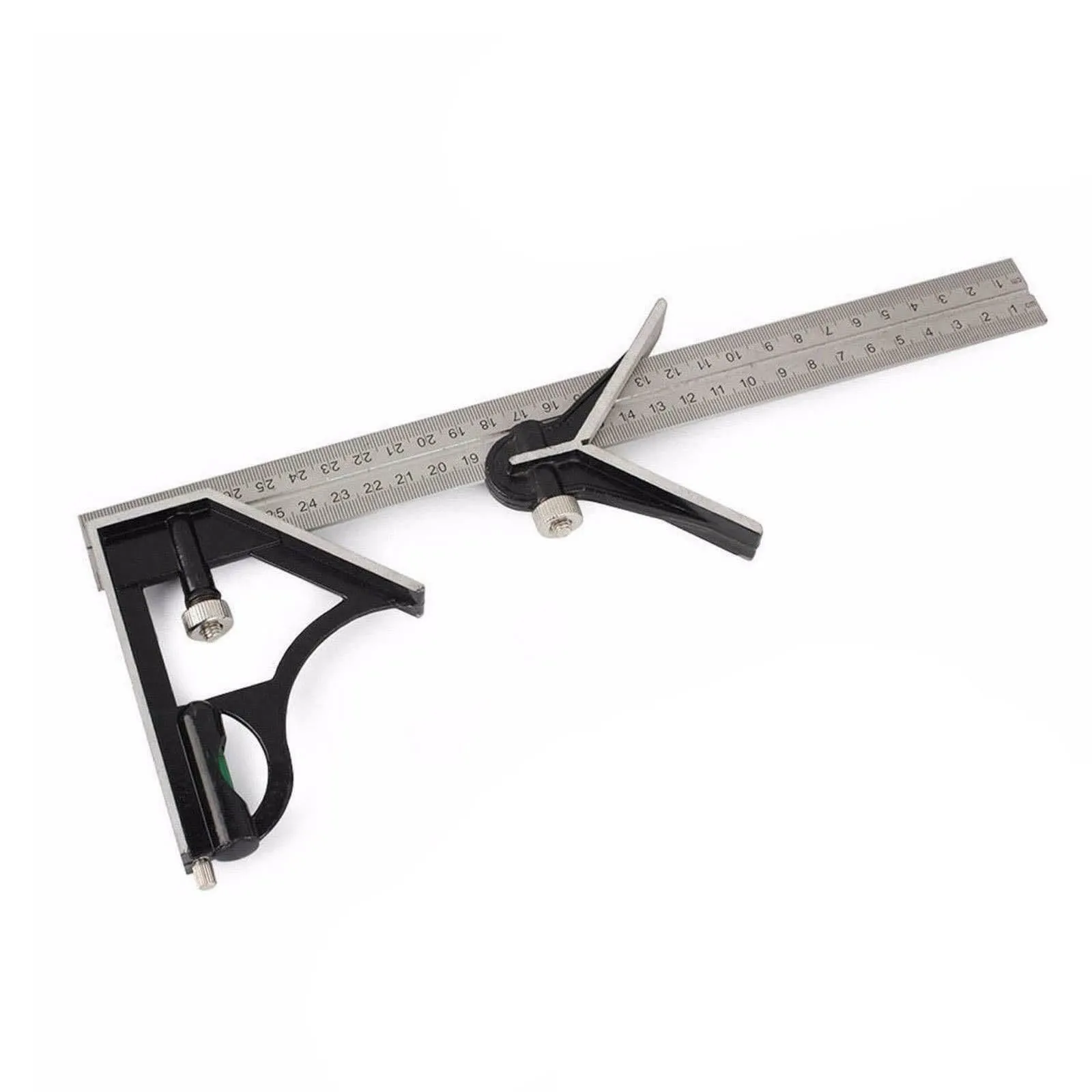 12 305mm Carpenters Combination Square With Level, Scriber And Angle Finder