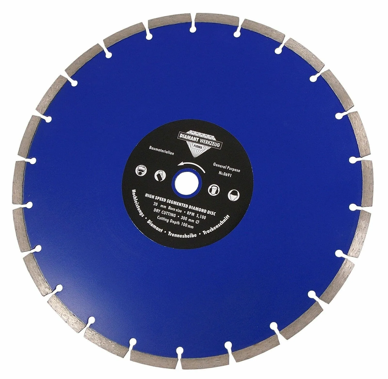 12" Diamond Cutting Blade Disc Angle Grinder Stone Brick Masonry 300mm