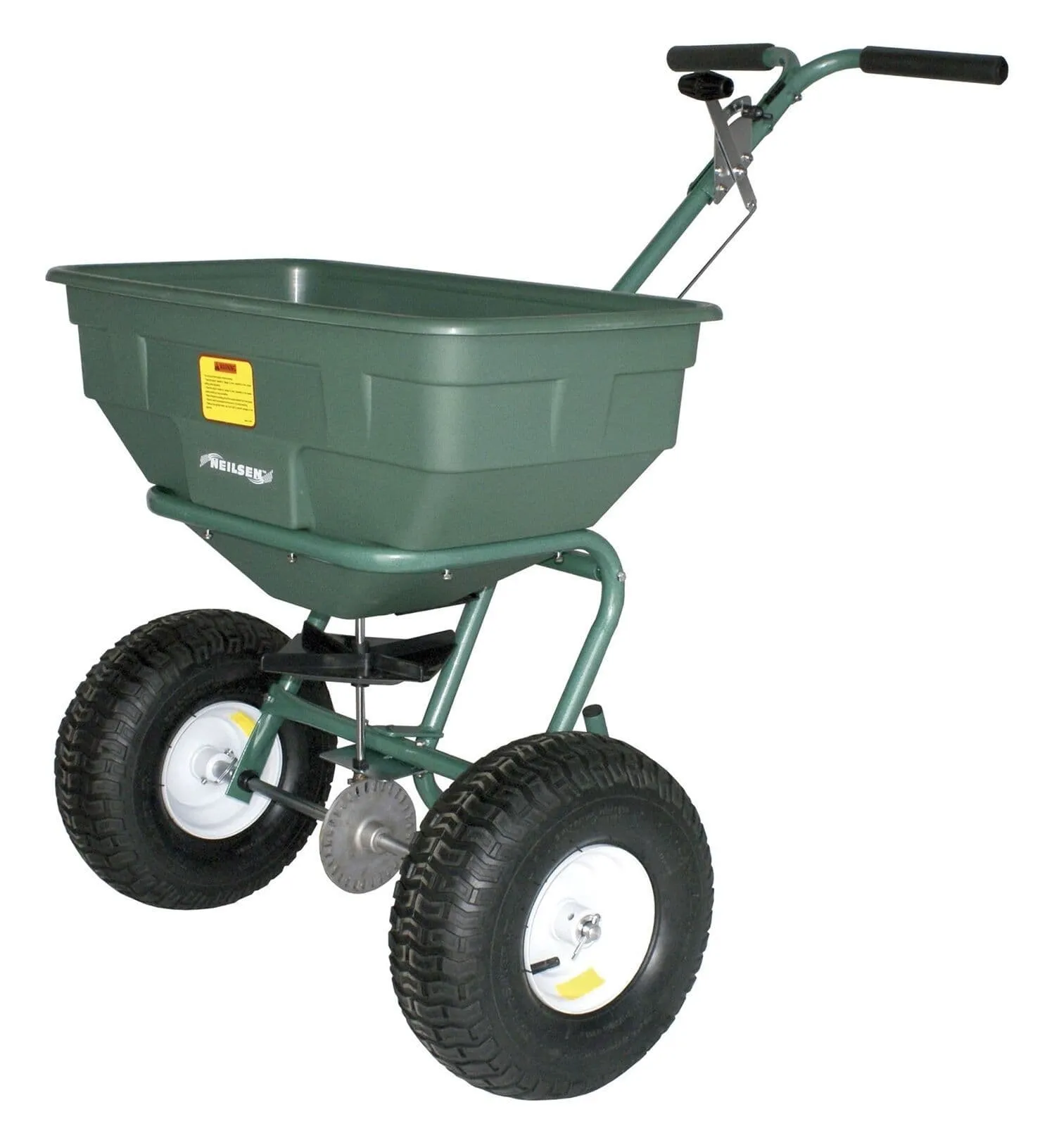 125Lb Multi Use Push Along Spreader For Salt Grit Seed Fertiliser