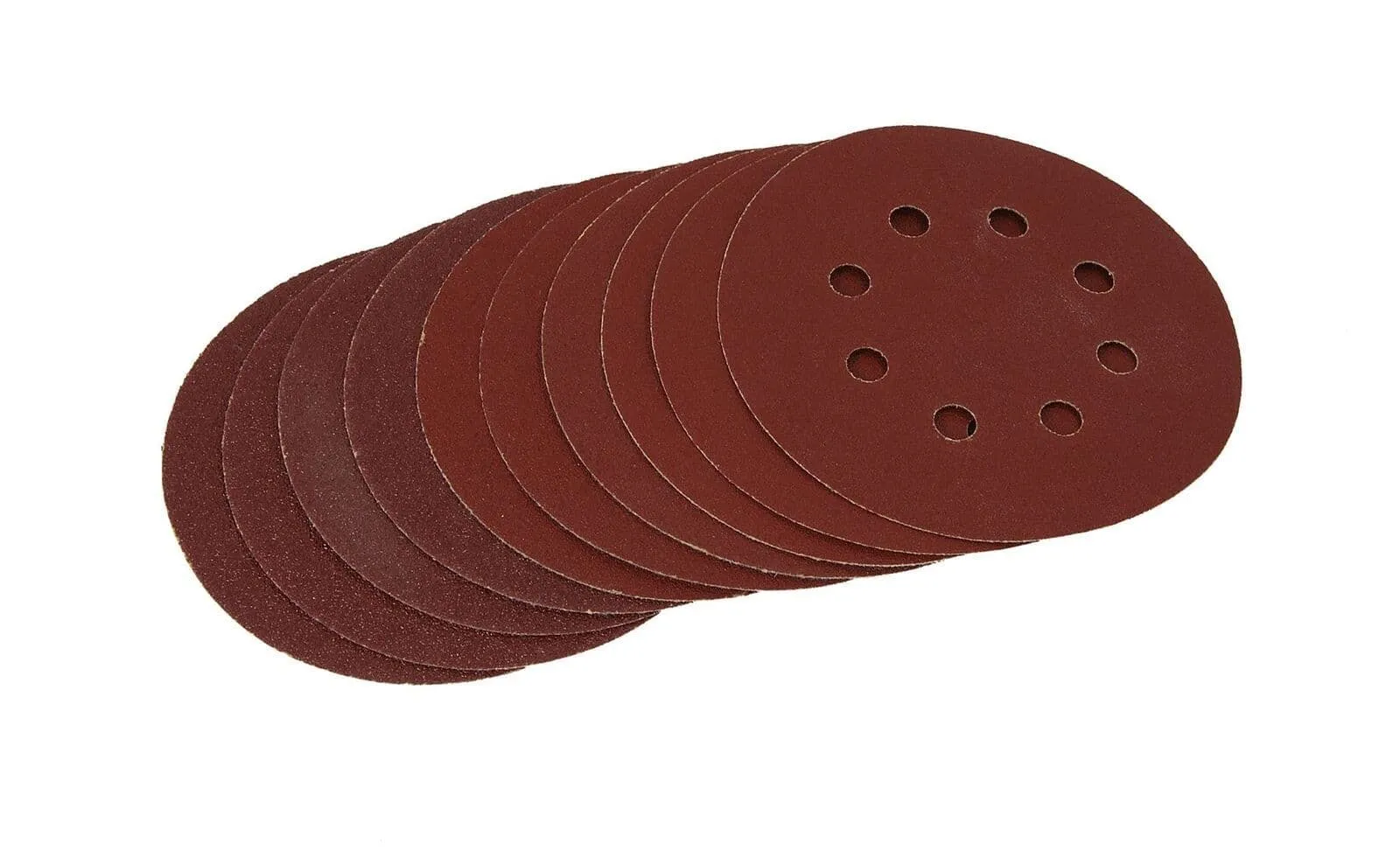 125mm (5") Sanding Discs Hook & Loop Hole Punched Pads 60, 80 & 120 Grit