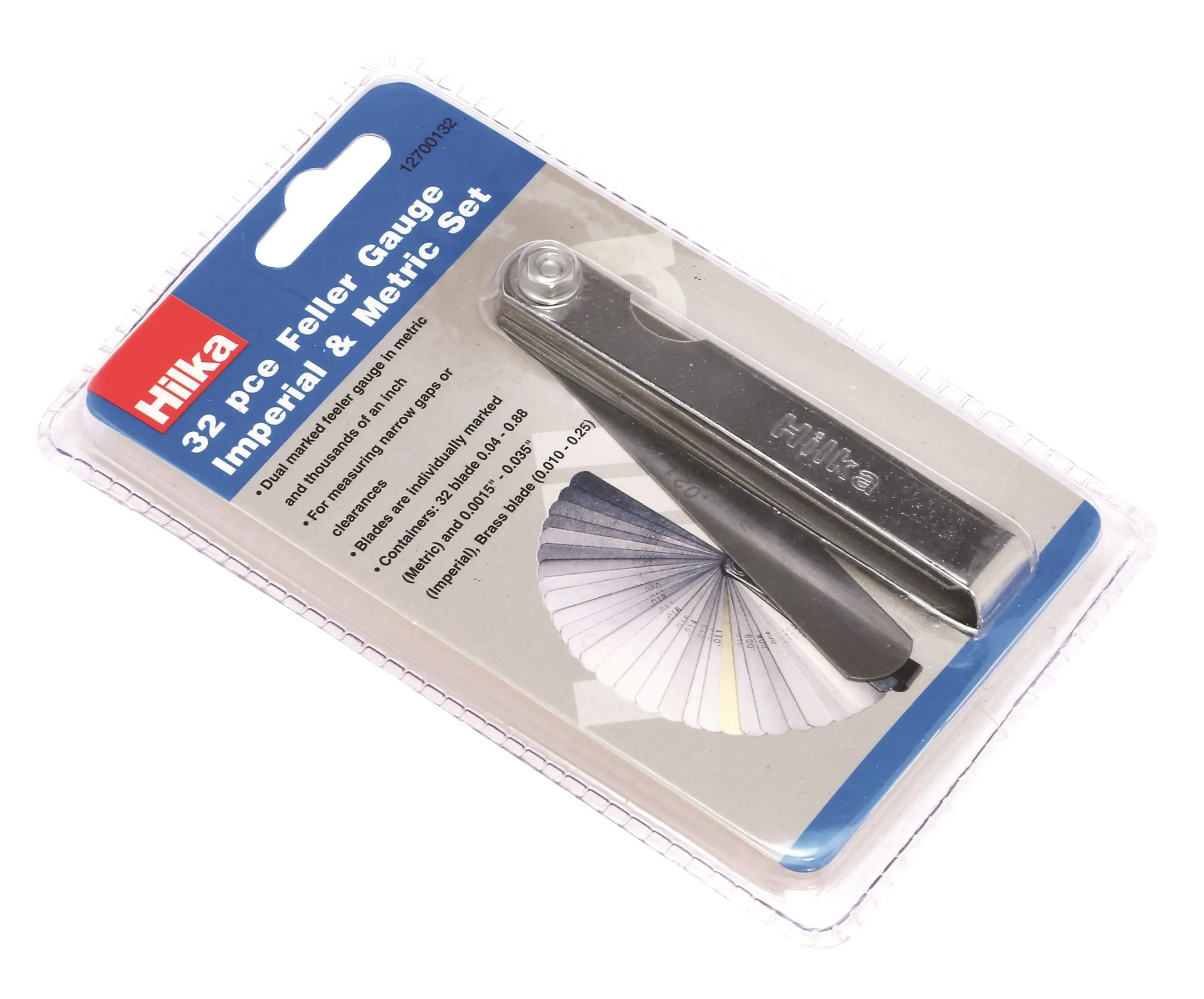HILKA 32 Blade Feeler Gauge Imperial & Metric Set