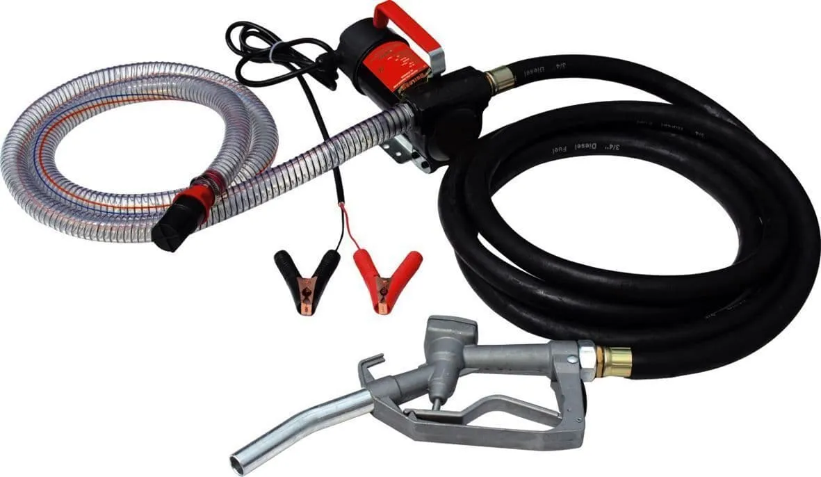 12V Electric Wall Mounted Diesel Transfer Fuel Pump Kit