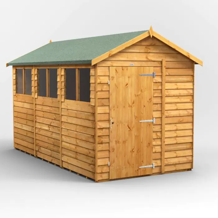 12x6 Power Overlap Apex Shed 126POA