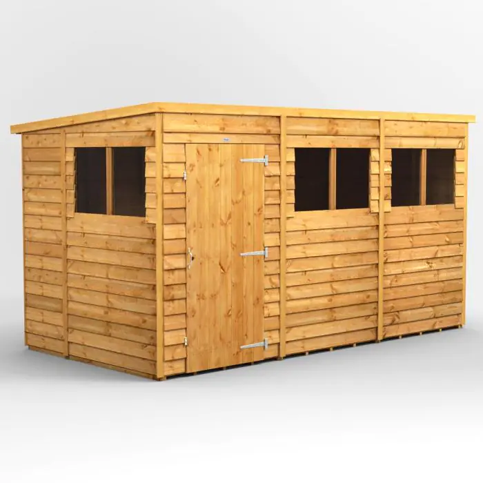 12x6 Power Overlap Pent Shed 126POP