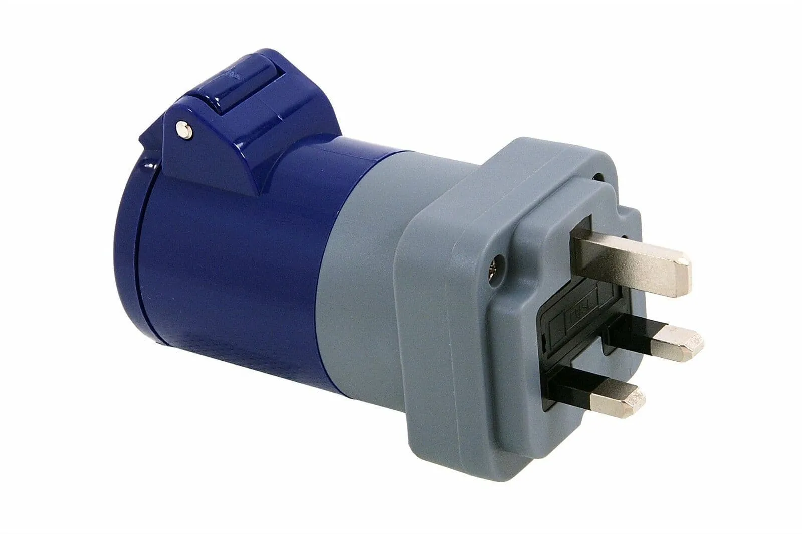 13 Amp Uk Mains Plug To 16A 3Pin Socket 230V Adapter For Caravan & Boat Hook Up