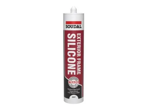 Soudal General Purpose Silicone Grey 270 ml 131605