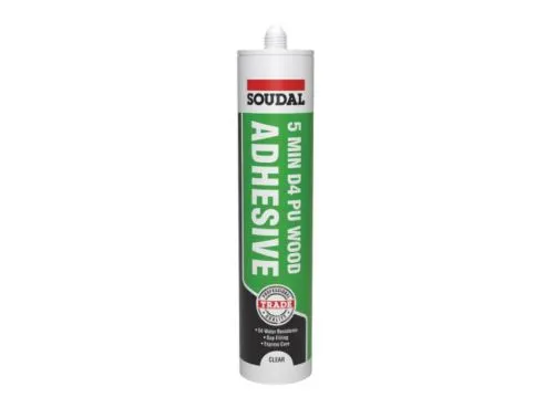Soudal 5 Minute D4 Wood Adhesive Gel 290 ml 134051