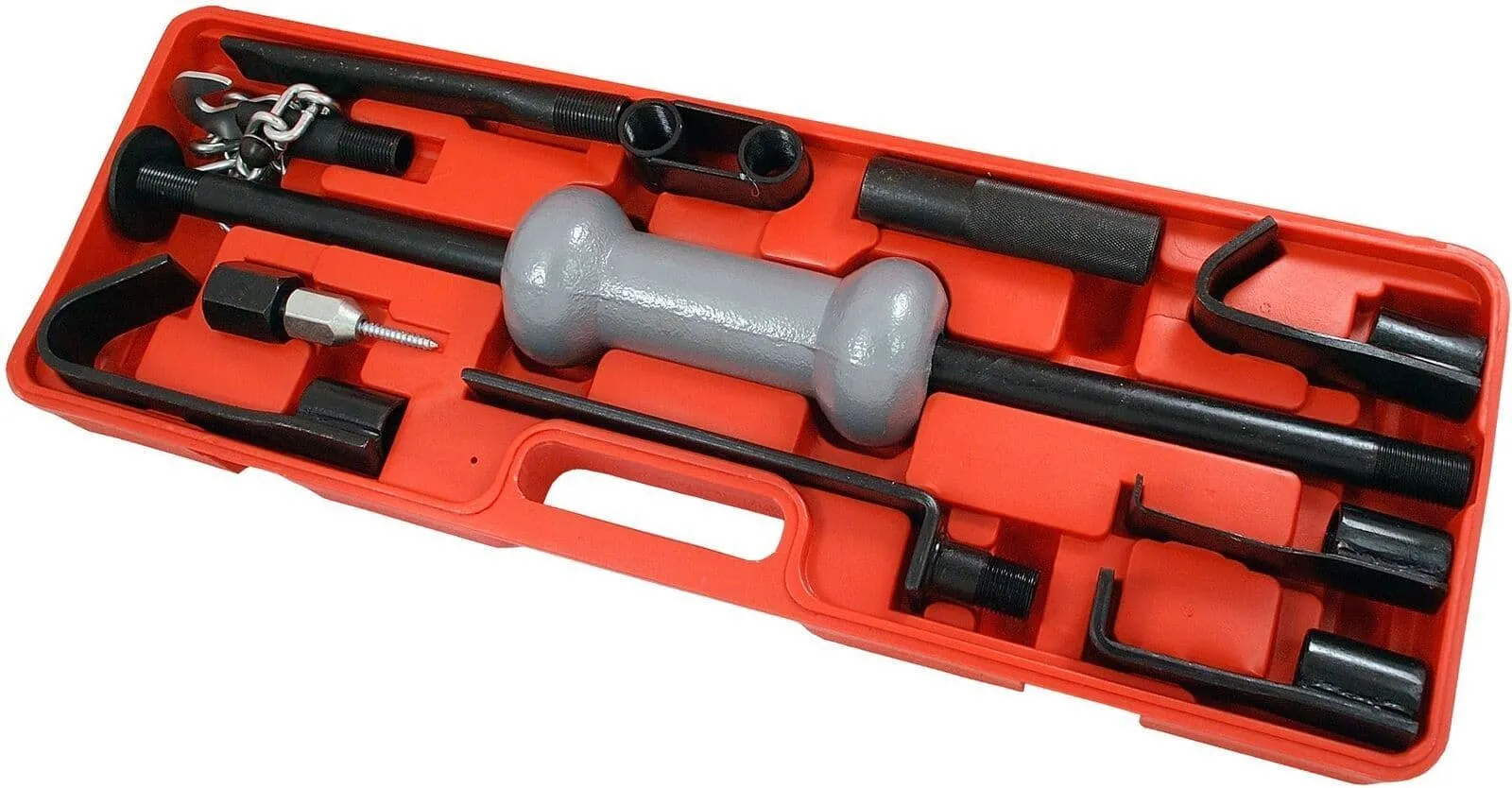 13Pc Heavy Duty 10Lb Slide Hammer Dent Puller Kit Car Auto Bodyshop Repair Tool