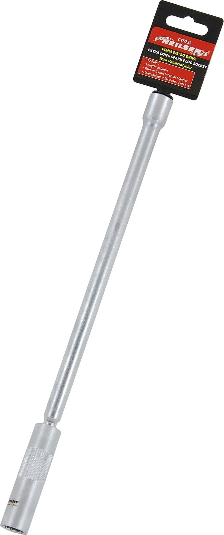 14mm Extra Long Spark Plug Socket 3/8"Sq Drive 12-Point - Length 310mm