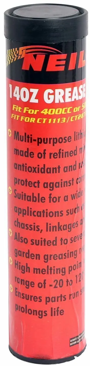 14Oz Grease Cartridge Fits 400Cc Or 500Cc Grease Guns