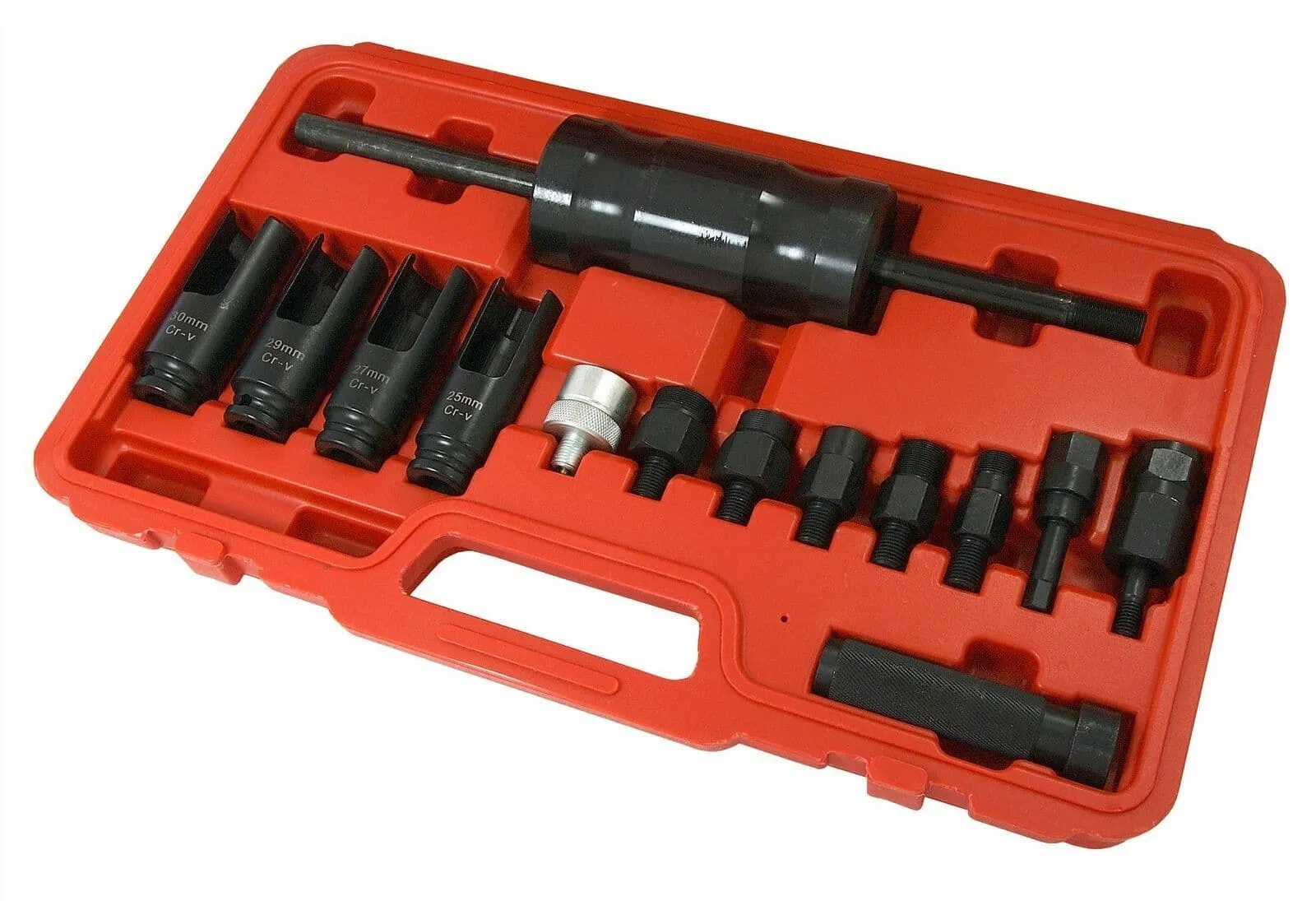 14Pc Diesel Injector Puller Remover Tool Master Kit Bosch, Delphi, Denso, Siemen