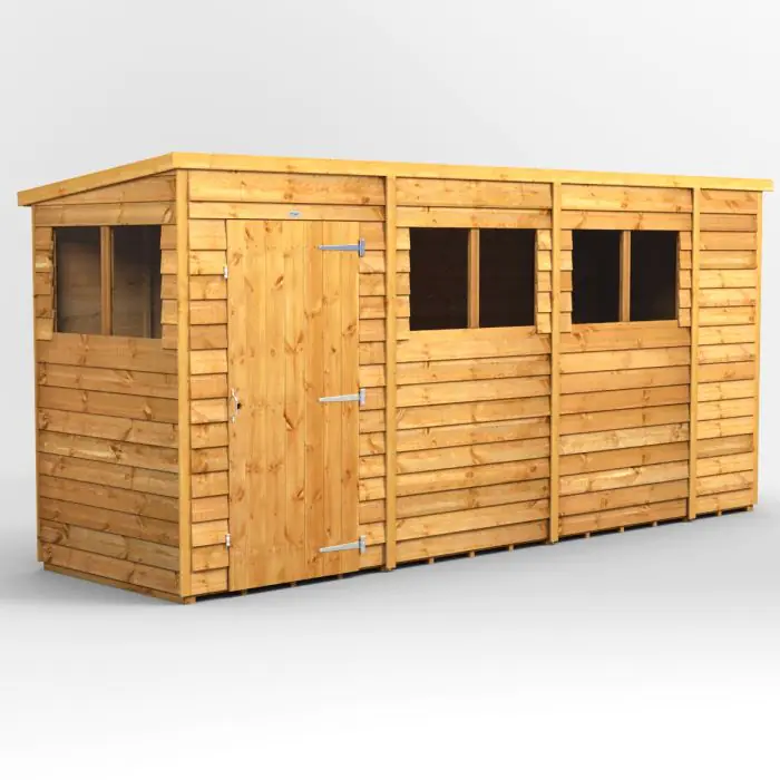 14x4 Power Overlap Pent Shed 144POP