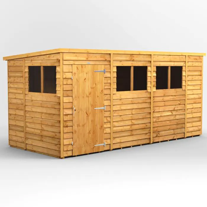 14x6 Power Overlap Pent Shed 146POP