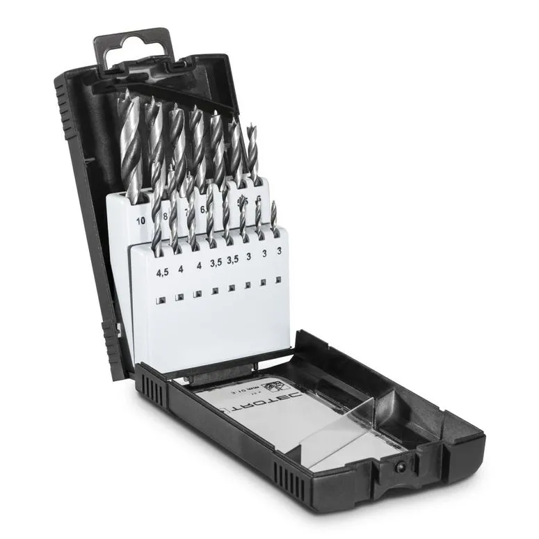 15-Piece Wood Drill Set