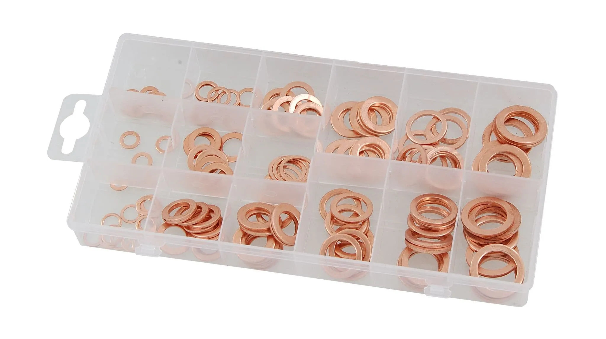 150Pc Copper Oil Drain Plug Washer O-Ring Assortment
