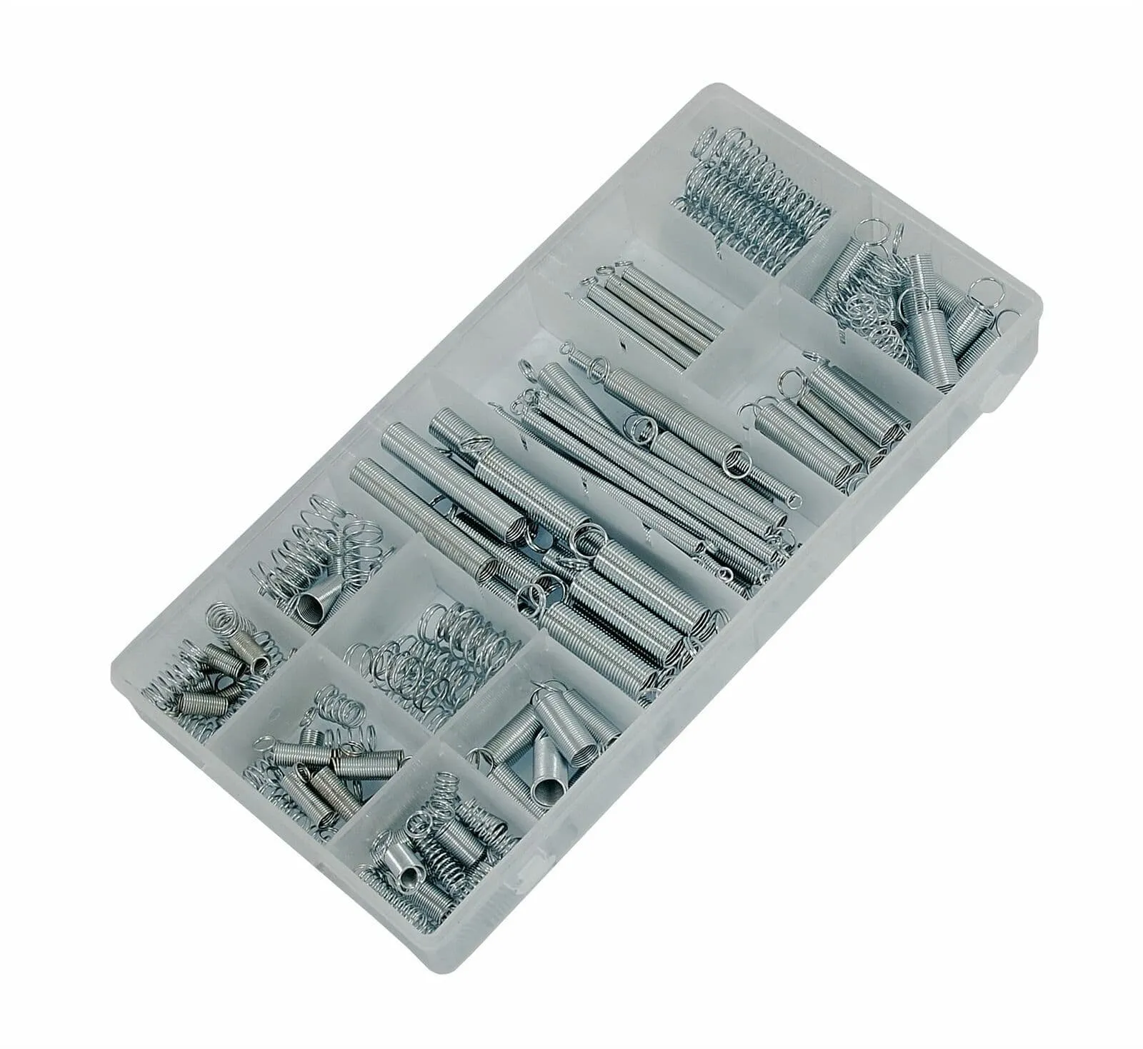 150Pc Springs Extension Tension Compression Extended Compressed Assorted + Case