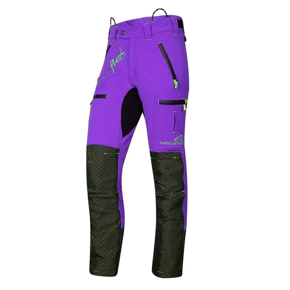 Arbortec Freestyle Chainsaw Trousers Purple | FREE Delivery