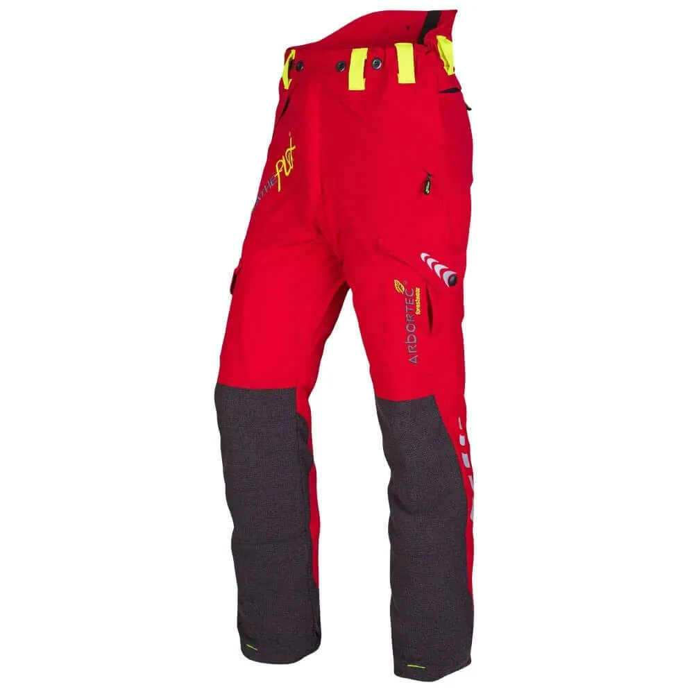 Breatheflex Chainsaw Trousers Red Type A
